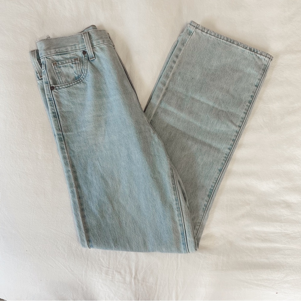 Levi's Light Blue Straight Leg Women's Jeans - Picture 7 of 10